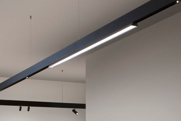Suspended track light system