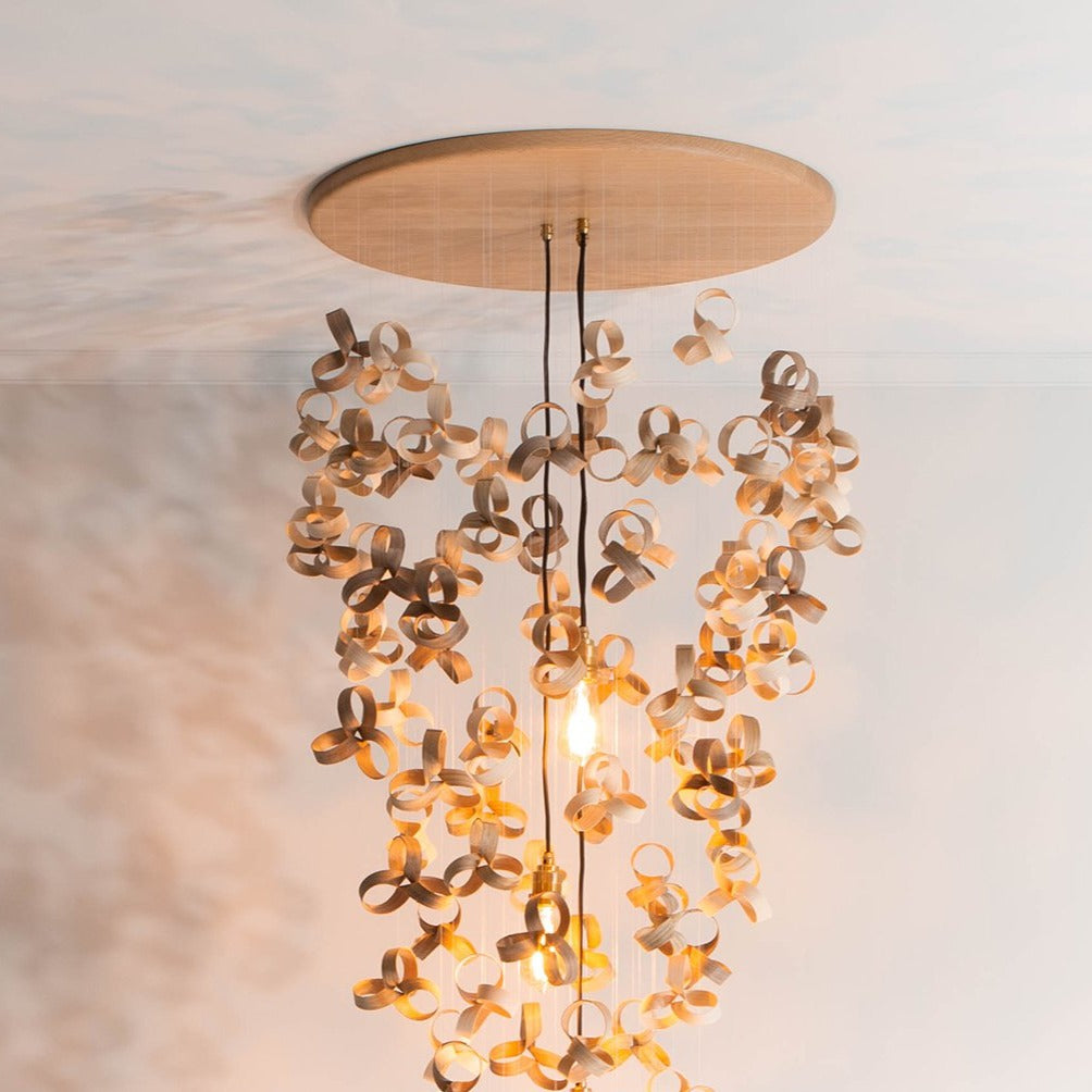Tom Raffield Flock Chandelier
