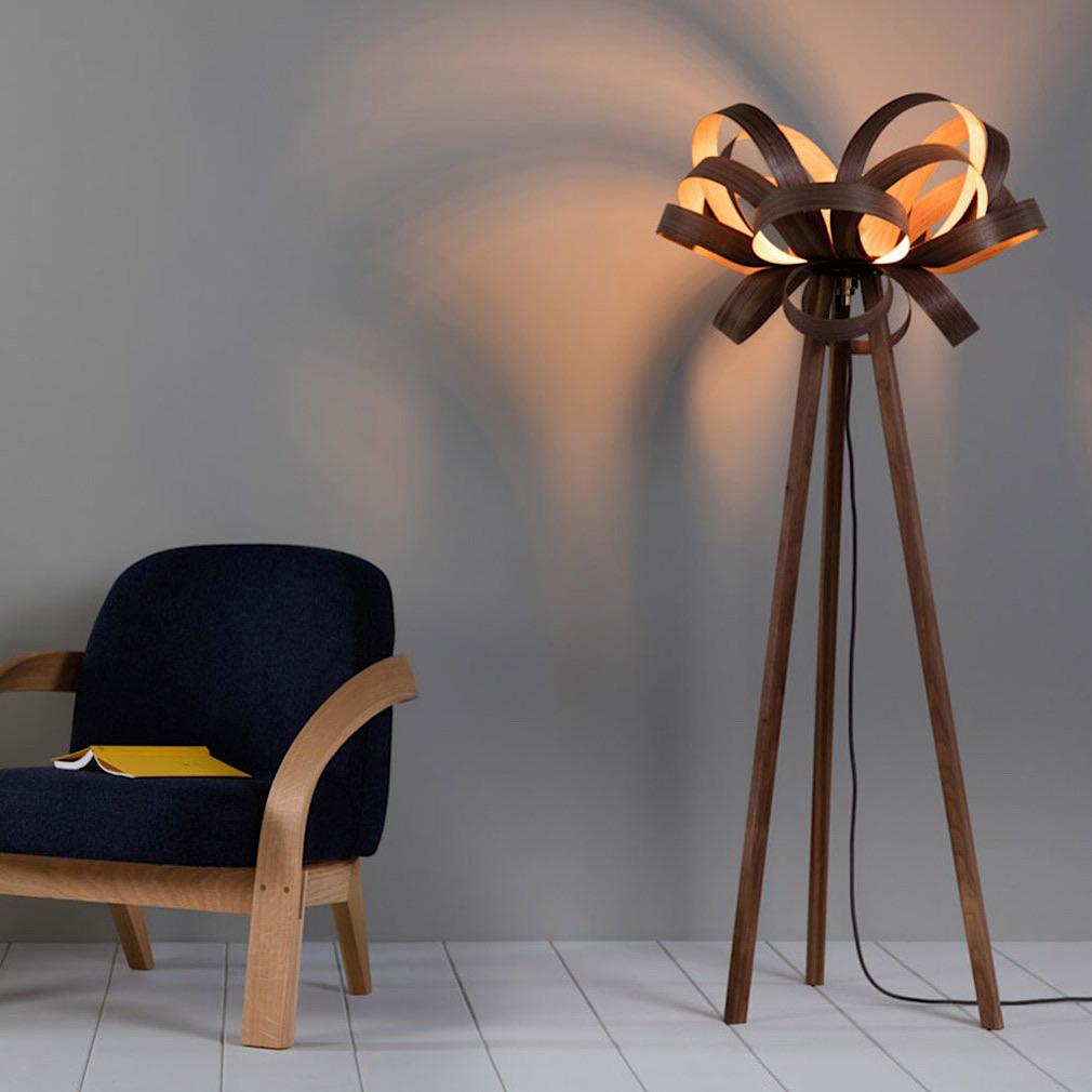 Skipper Floor Lamp-Tom Raffield-Lumison Lighting Design