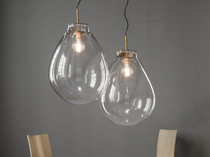 Tim Glass Pendant Light Bomma