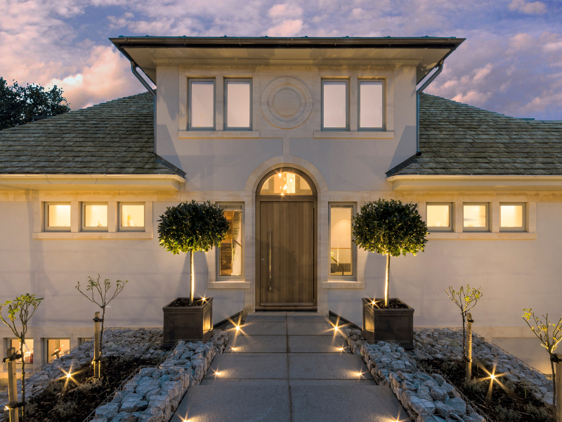 Exterior Lighting Design for New Build Property Stamford Lincolnshire