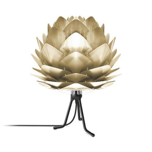 Table Lamps, Silvia Mini Brushed Brass Table, Lumison Lighting