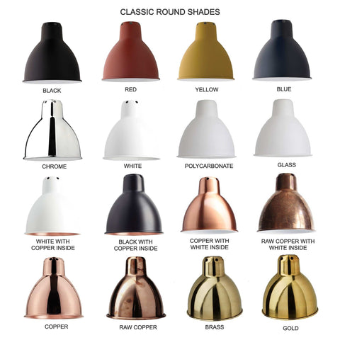 DCW Classic Round Lampe Gras Shades